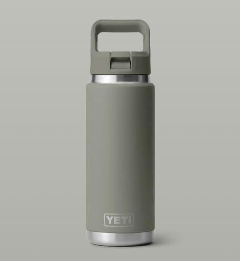 Botella con Tapa de Pajita Yeti Rambler 26 oz (769 ml) - Pampa Green