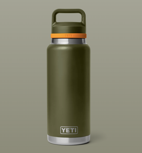 Botella Yeti Rambler 36 oz (1 l) - Olive/King Crab Orange