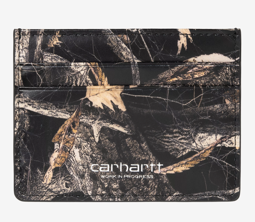Tarjetero Carhartt WIP Vegas - Camo Feather Tree/Black/Silver