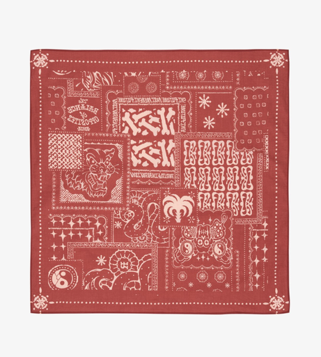 Bandana Rvca Dalas Square - Brick Red