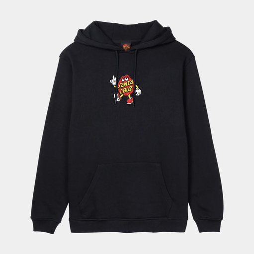 Sudadera con Capucha Santa Cruz Dot Guy Front - Black
