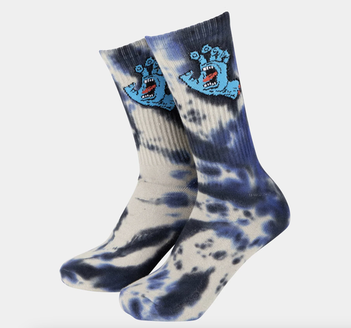 Calcetines Santa Cruz Screaming Hand Tie Dye - Black