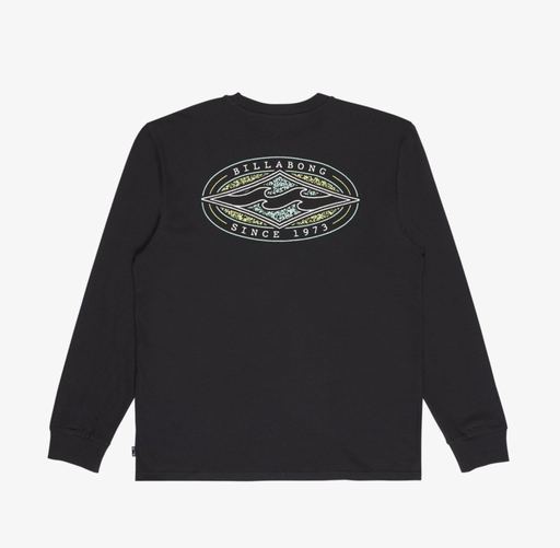 Camiseta de Manga Larga Billabong Diamond Vision - Washed Black