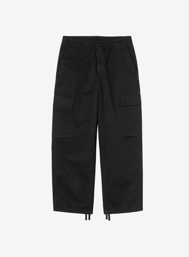 Pantalón Cargo Carhartt Kade - Black, Stone washed