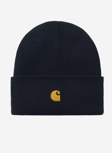 Gorro Carhartt WIP Chase - Dark Navy/Gold