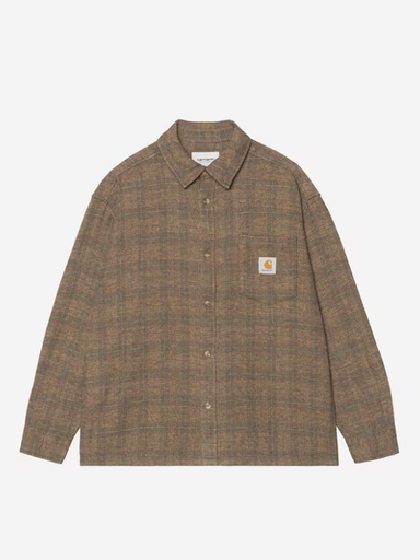 Camisa Carhartt WIP Bagley L/S - Bagley Check, Hamilton Brown
