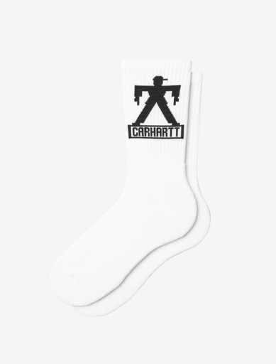 Calcetines Carhartt WIP Bricky Man - White/Wax