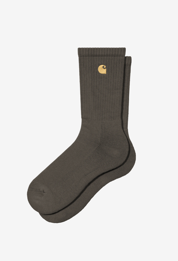 Calcetines Carhartt WIP Chase - Shungite/Gold