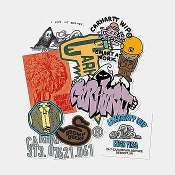 Pegatinas Pack 10 un. Carhartt WIP Sticker Bag - Multicolor