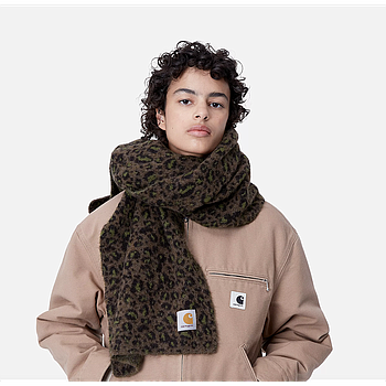 Bufanda Carhartt WIP Palmer - Camo Leo Jacquard/Tamarind