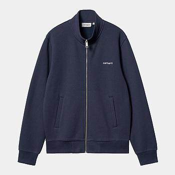 Chaqueta Carhartt WIP Script Embroidery - Air Force Blue/White