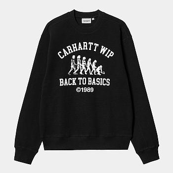 Sudadera Carhartt WIP Main Basics - Black/White