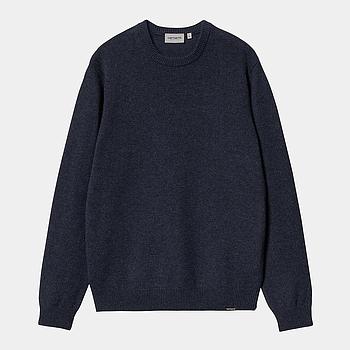 Suéter Carhartt WIP Alten - Air Force Blue Heather