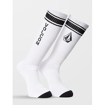 Calcetines Volcom High Stripe - White