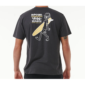 Camiseta Rip Curl Surfer Dude - Washed Black