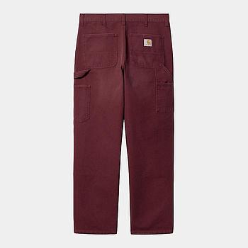 Pantalón Carhartt WIP Double Knee - Malbec (Aged Canvas)
