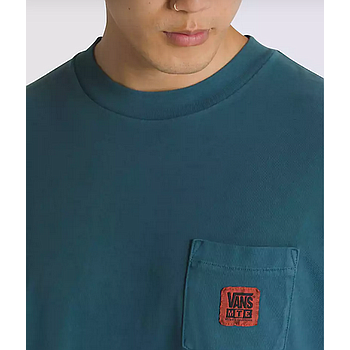 Camiseta Vans MTE Logo Crestline Loose Pocket - Stargazer Blue
