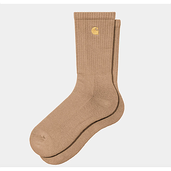 Calcetines Carhartt WIP Chase - Dusty H Brown/Gold