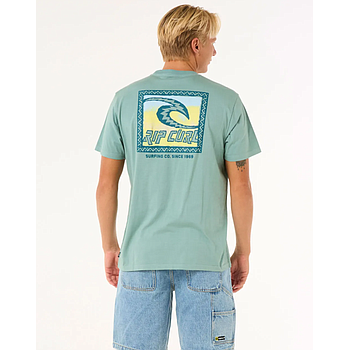 Camiseta Rip Curl Raw Energy Trad - Blue Lagoon