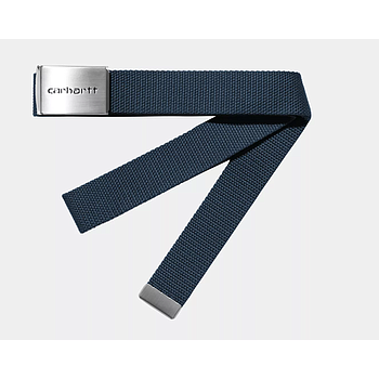 Cinturón Carhartt WIP Clip Belt Chrome - Ink