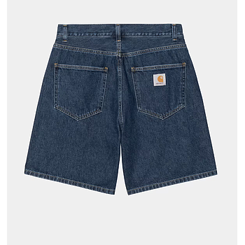Pantalón Corto Carhartt WIP Nolan - Blue Heavy (stone wash)