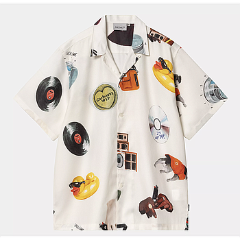 Camisa Carhartt WIP Jacob Rochester - Jacob Rochester Print/Wax