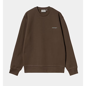 Sudadera Carhartt WIP Script Embroidery - Liberica/Air Sky