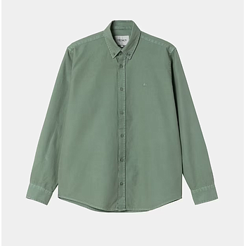 Camisa Carhartt WIP L/S Bolton - Park (garment dyed)