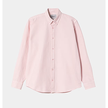 Camisa Carhartt WIP L/S Bolton - Air Pink (garment dyed)