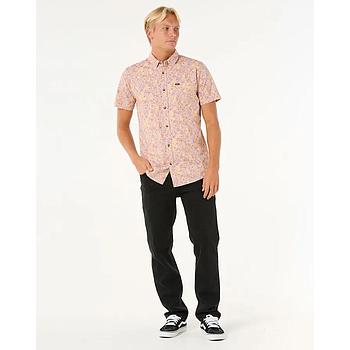 Camisa Rip Curl Floral Reef - Smokey Grape