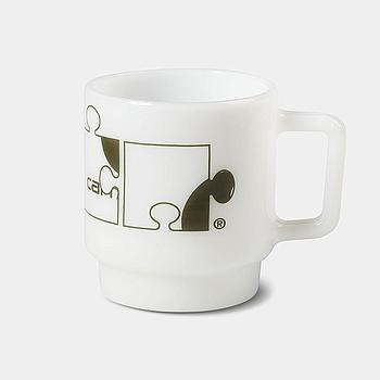 Taza Carhartt Assemble Glass Mug - White / Plant